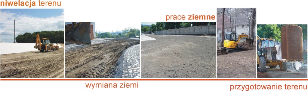 prace ziemne baner